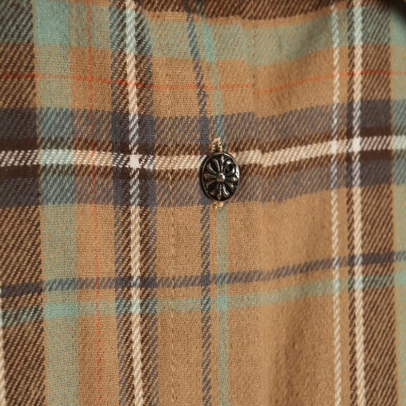 Chrome Hearts Flannel Sword Check Shirt - Picture 7 of 9